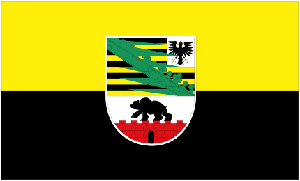 Saxony-Anhalt (Sachsen-Anhalt) State Flag